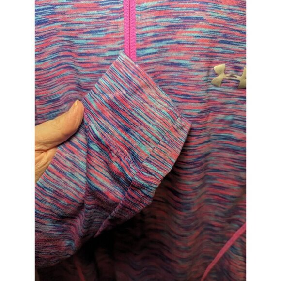 Under Armour Womens Tech Twist multi color purple 1/4 Zip Pullover Size Small - Picture 5 of 13